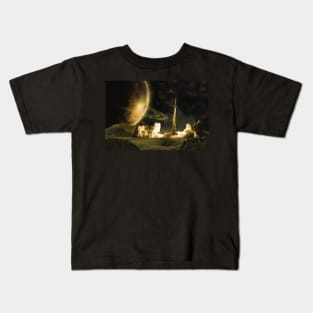 Vintage Rocket Launch Kids T-Shirt